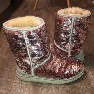 Sequins ugg boots